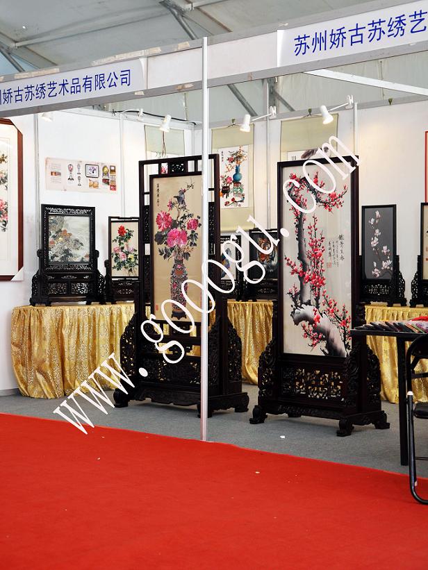 精品蘇繡、現場展出!