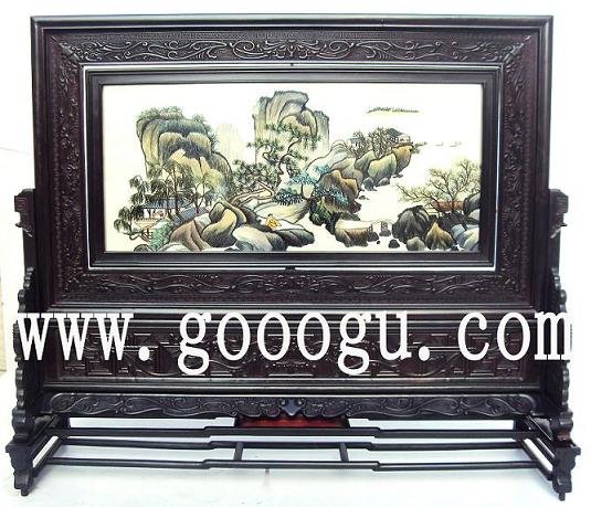 山水蘇繡雙面繡，蘇州雙面繡精品，蘇繡精品欣賞