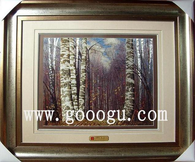 風(fēng)景刺繡畫(huà)精品，高檔手工刺繡畫(huà)，蘇繡畫(huà)