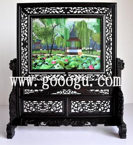 蘇繡,園林, 雙面繡 ,工藝品